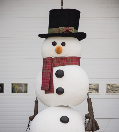 Photo de Marionnette géante - Bonhomme de neige